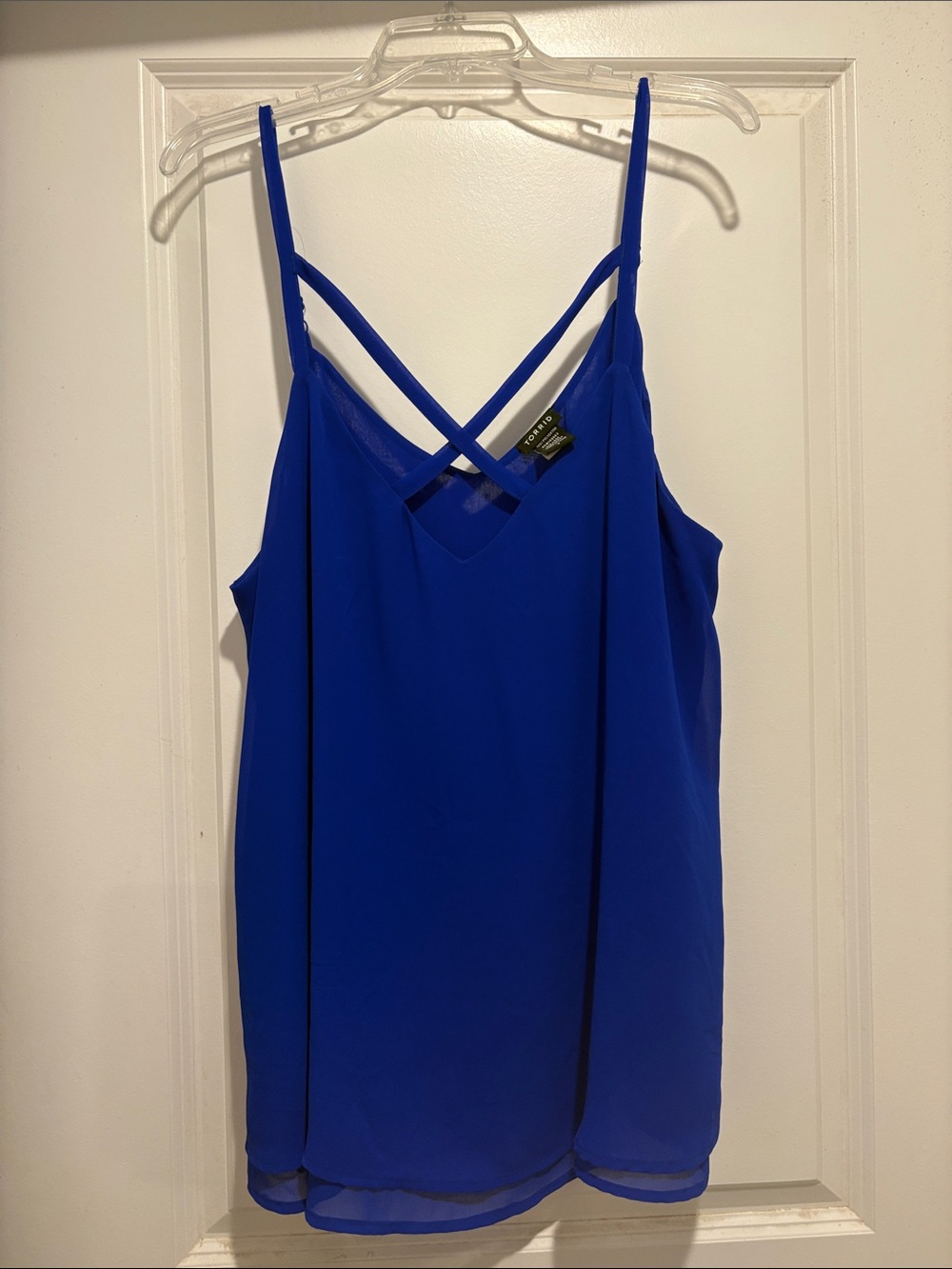 torrid Cobalt Blue Crisscross Strap Camisole
